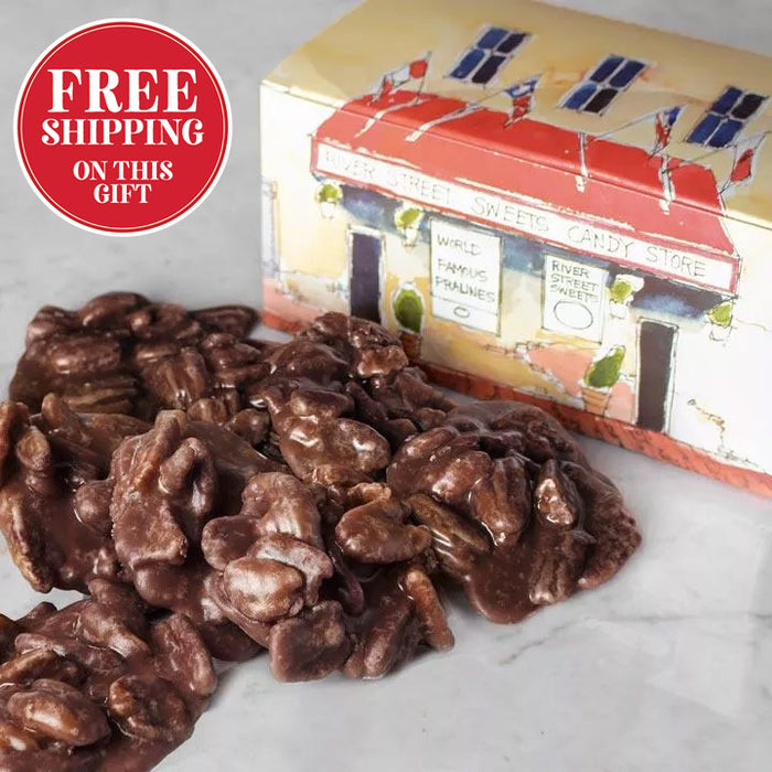 1lb Chocolate Pralines in Historic River Street Gift Box