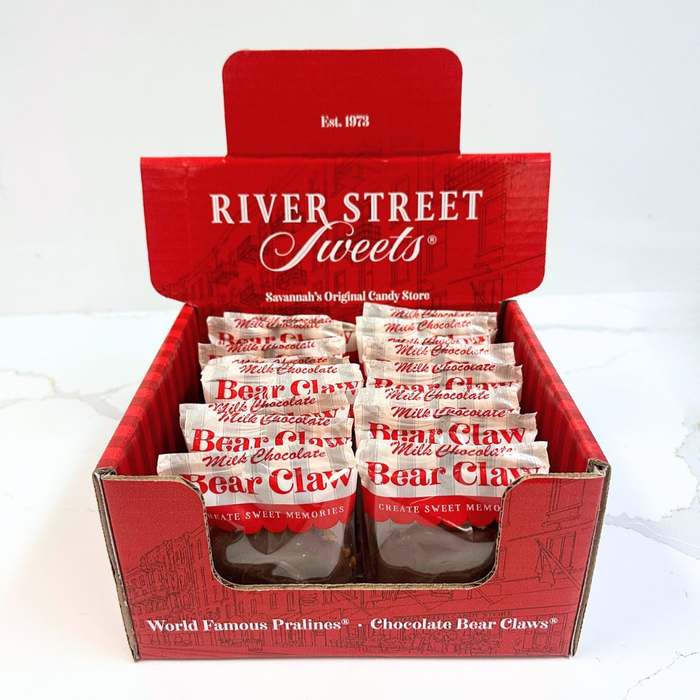 Milk Chocolate Bear Claw Display Box