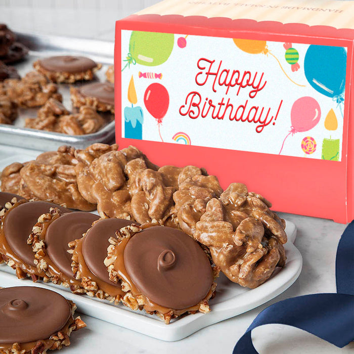 Birthday Box of Pralines & Bear Claws