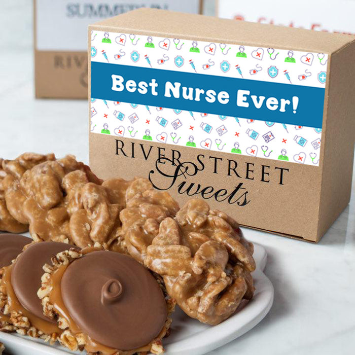 Nurses Appreciation Box of Pralines and Bear Claws