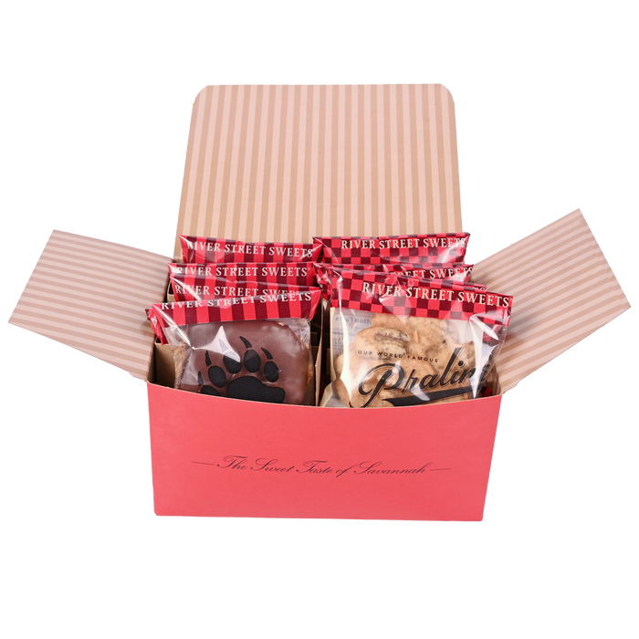 Classic Box of World Famous Pralines & Milk Chocolate Bear Claws