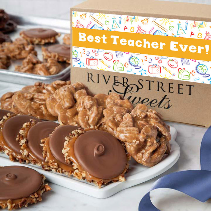 Teachers Appreciation Box of Pralines and Bear Claws