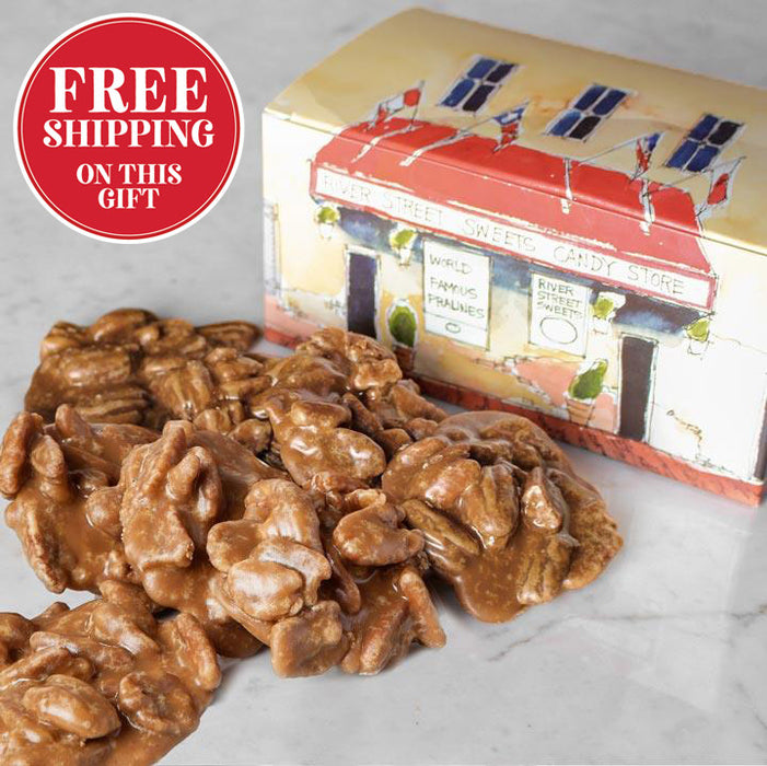 1lb Savannah's World Famous Pralines® in Historic River Street Gift Box