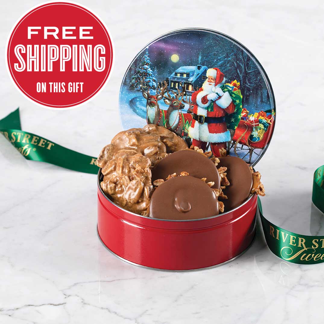 Santa's Favorites Tin | Handmade Southern Sweets