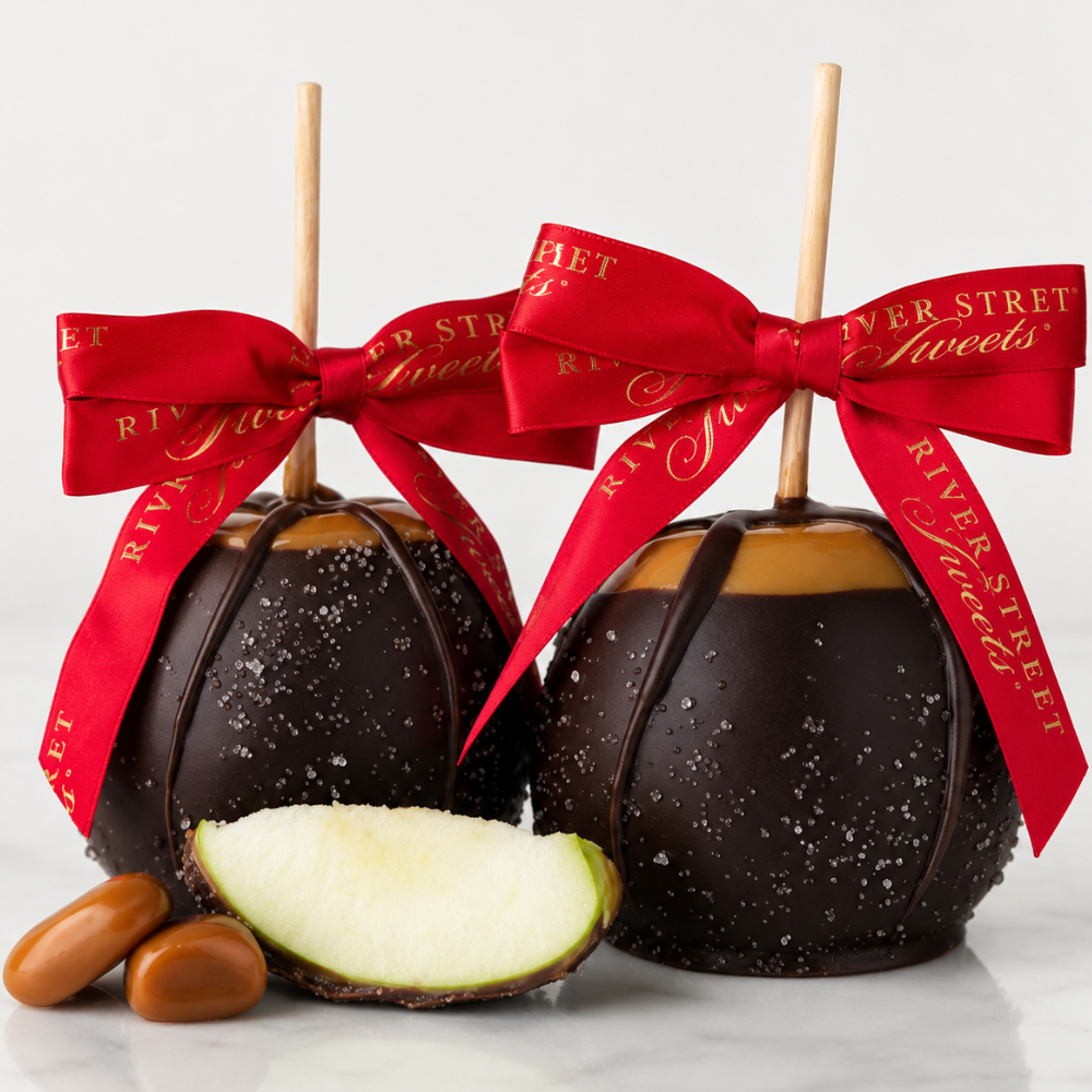 Dark Chocolate Sea Salt Caramel Apples 2 Pack