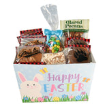 A Happy Easter box filled with wrapped assorted candies