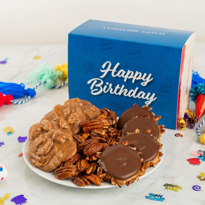 Birthday Collection of Pralines & Bear Claws & Glazed Pecans