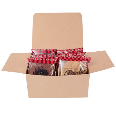 10 piece box inside Pralines & Bear Claws