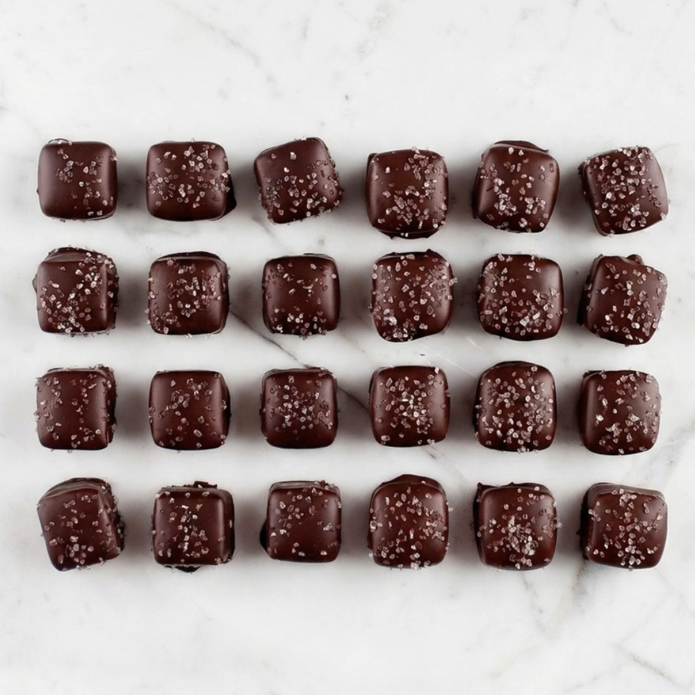 Dark Chocolate Sea Salt Caramels