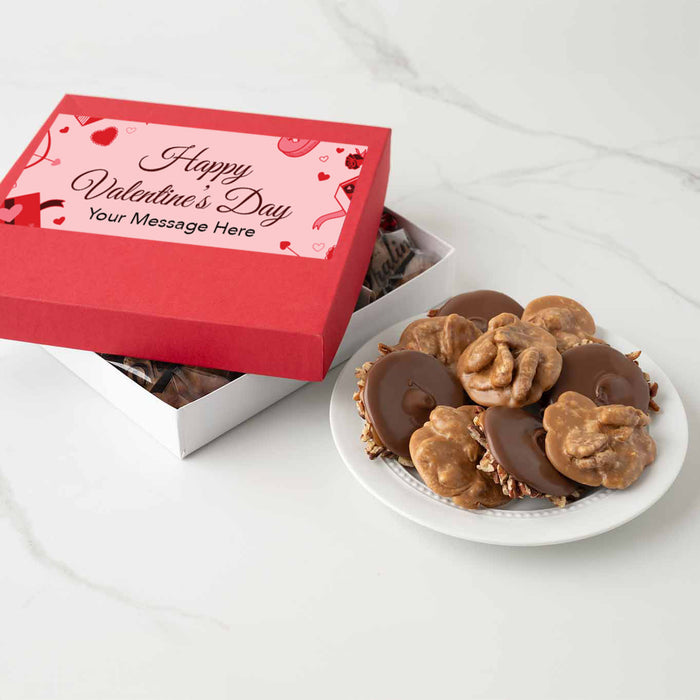 Custom Valentine's Praline & Bear Claw Box