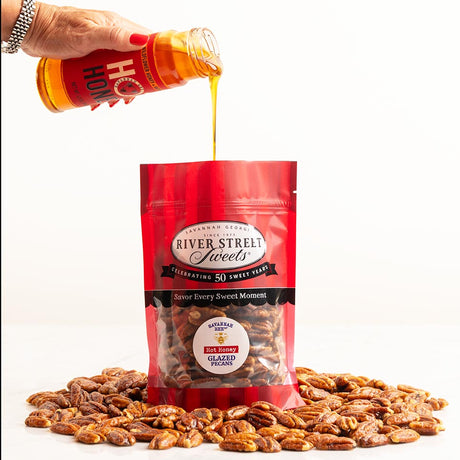 Hot Honey Glazed Pecans