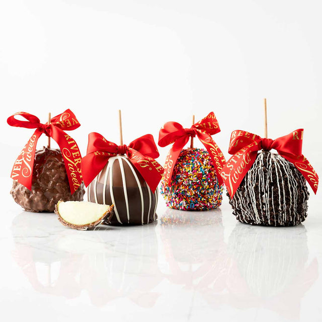 Gourmet Chocolate Caramel Apples- 4ct – view 2
