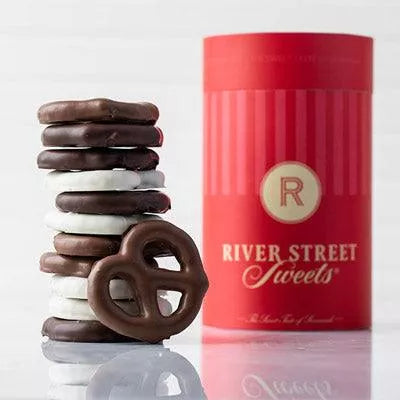 Assorted Chocolate Pretzel Canister 