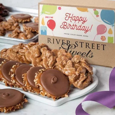 Custom Birthday 10pc Praline & Bear Claw Box 