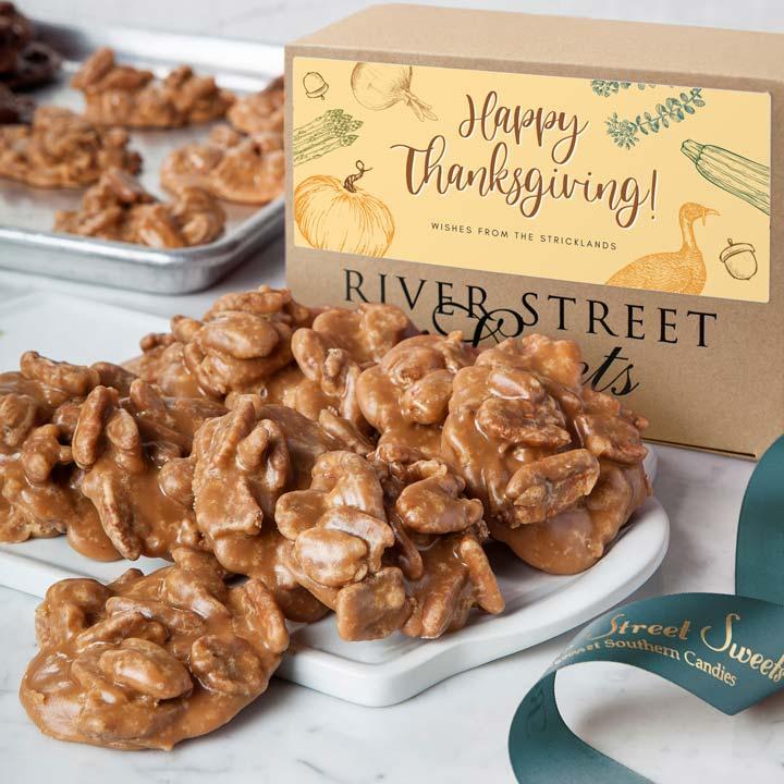 Custom Thanksgiving 10pc Classic Praline Gift Box 