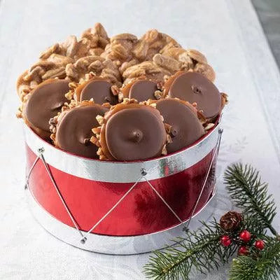 Holiday Drum of Pralines & Bear Claws 