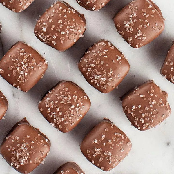 Milk Chocolate Sea Salt Caramels – River Street Sweets