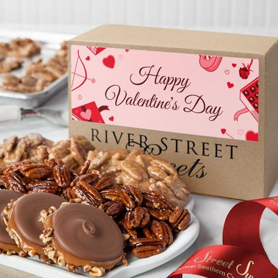 Valentine Collection of Pralines, Bear Claws and Glazed Pecans 